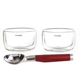 Jogo De Tigela Sobremesa Bugatti E Colher Sorvete Kitchenaid