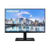 Monitor Samsung T450 24&quot; Fhd, Tela Plana, 75hz, 5ms, Has, Hdmi, Freesync, Game Mode - Preto Preto