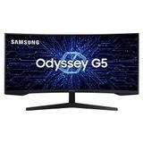 Monitor Gamer Samsung Odyssey G5 34&quot; Uwqhd, Tela Curva Ultrawide, Painel Va, 165hz, 1ms, Hdr10, Hdmi, Dp, Freesync Premium Preto