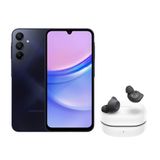 Celular Samsung A15 LTE (256GB) - Azul Escuro + Galaxy Buds FE - Grafite