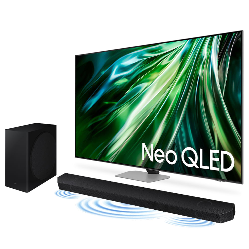 Combo Samsung Ai Gaming Tv 65&quot; Neo Qled 4k 65qn90d 2024 + Soundbar Hw-q800d Combo