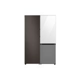 Kit Geladeira Bespoke Duplex Inverse 328l 220v E Freezer 1 Porta 315l 220v Marrom