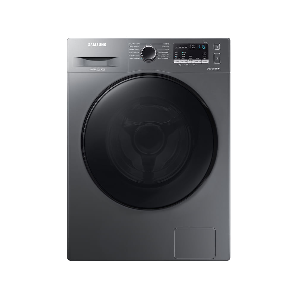 Lava E Seca Samsung Wd11a Com Ecobubble Wd11a4453bx Inox Look 11/7kg 220v