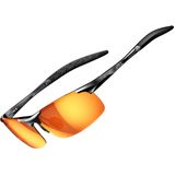 Óculos De Sol Attcl Fashion Sports Polarizados Para Homens 8177preto-vermelho