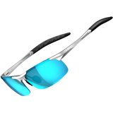 Óculos De Sol Attcl Mirrored Polarized Al-mg Metal Frame 8177