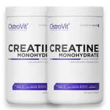 Creatina Monohidratada Ostrovit 500g Sem Sabor, Pacote Com 2