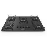 Cooktop 5 Bocas A Gás Realce Bivolt Cr215 Preto 127/220