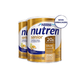 Kit 2 Nutren Senior Sem Sabor 740g Cada