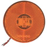 Lanterna Traseira Amarela Carreta Randon 14 Leds Pradolux