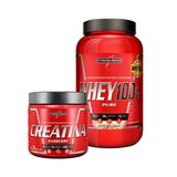 Kit Whey 100% 900g Cookies + Creatina 300g - Integralmedica