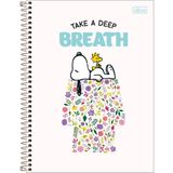 Caderno Univ. 10 Matérias 160 Folhas Snoopy Capa 3 - Tilibra