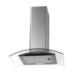 Coifa de Parede 60cm Vidro Fit 220V Inox Fischer Inox