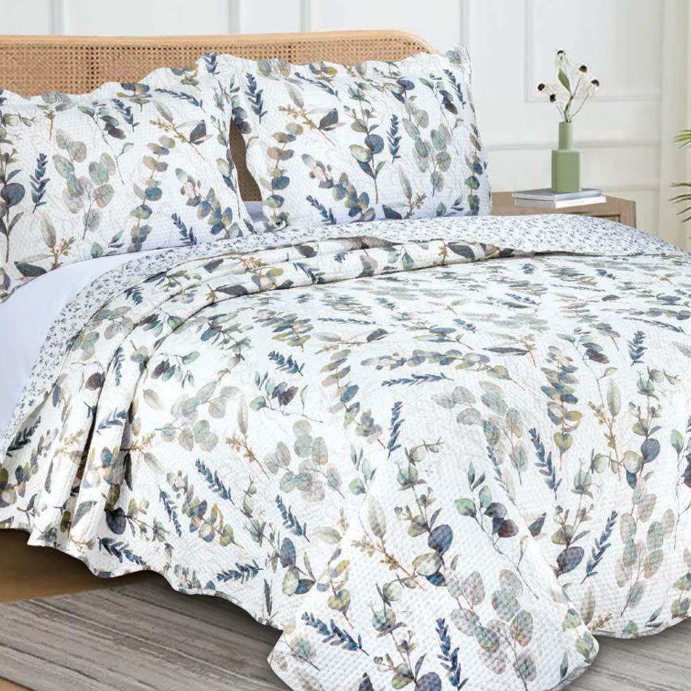 Colcha Casal Garden Giulia - Camesa Estampada