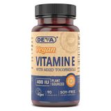 Vitamina Natural Vegana E 400 Iu Tocoferóis Mistos 90 Vcaps