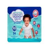 Fralda Descartável Flock Baby Dry Comfort Tamanho Xg 34 Unidades