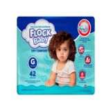 Fralda Descartável Flock Baby Dry Comfort Tamanho G 42 Unidades