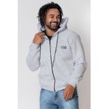Blusa Masculina Moletom Capuz Polo Wear Mescla Claro