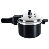 Panela De Pressão Brinox 5,4 L Antiaderente Ceramic Life Super - Preto