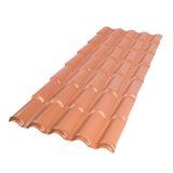 Kit 20 Telhas Colonial Pvc 2,30 X 5 Ondas Marrom