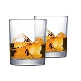 Jogo Copos De Vidro Para Whisky Conjunto 2 Peças Bar 400ml