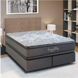 Cama Box King Molas Ensacadas Inverno/verão Kappesberg Cinza