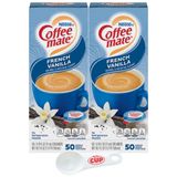 Creme Para Café Sabor Baunilha Francesa, 2 Pacotes Com 50 Unidades, Nestlé Coffe Mate