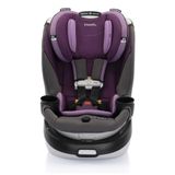 Cadeira De Bebe Para Carro 2 Em 1 Com Rotação De 360° E Sistema De Instalação De Segurança Sure360, Evenflo Gold Revolve360, Roxa E Preta