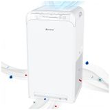 Purificador De Ar Para Espaços Até 22m2 Com Filtro Hepa, Filtro De Carvão Ativado E Luz Led Uvc, Daikin Mcb50ysau, Branco