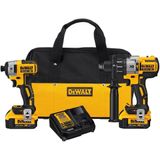 Kit Chave De Impacto Dcf887 E Furadeira Dcd996 Com 2 Baterias, Carregador E Bolsa De Transporte, Dewalt Dck299m2, Amarelo