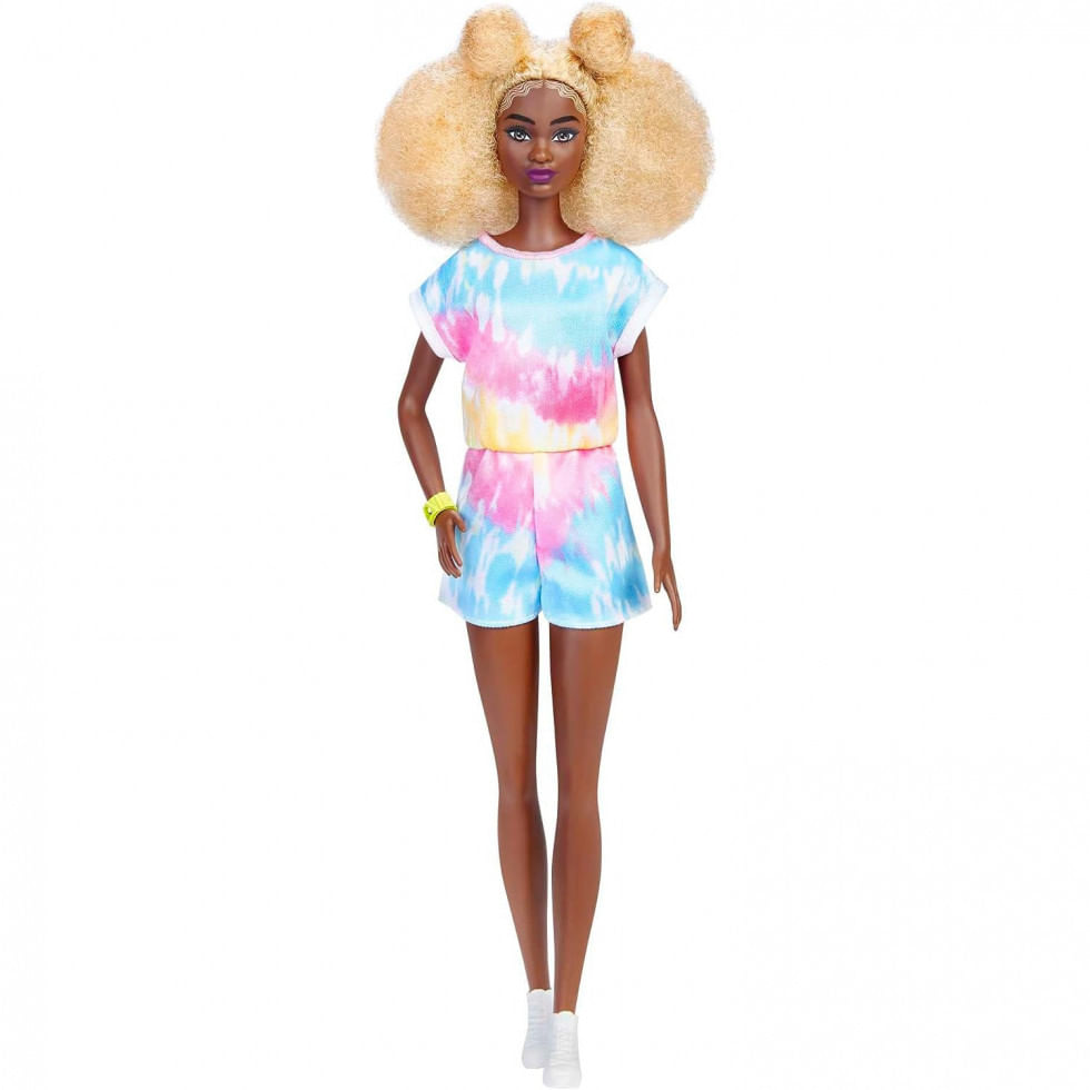 Boneca Fashionistas Ara Criancas De 3 Anos Ou Mais, Barbie Hbv14, Amarelo