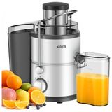 Centrifuga De Frutas Com 2 Velocidades, Aco Inox, 800w, 110v, Gdor, Prateado