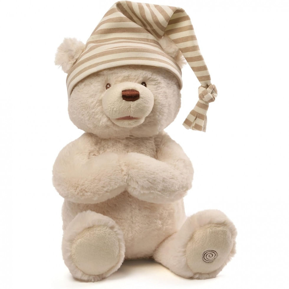 Pelucia Urso De Oracao Para Criancas Maiores De 1 Ano, Gund 6049302, Marrom