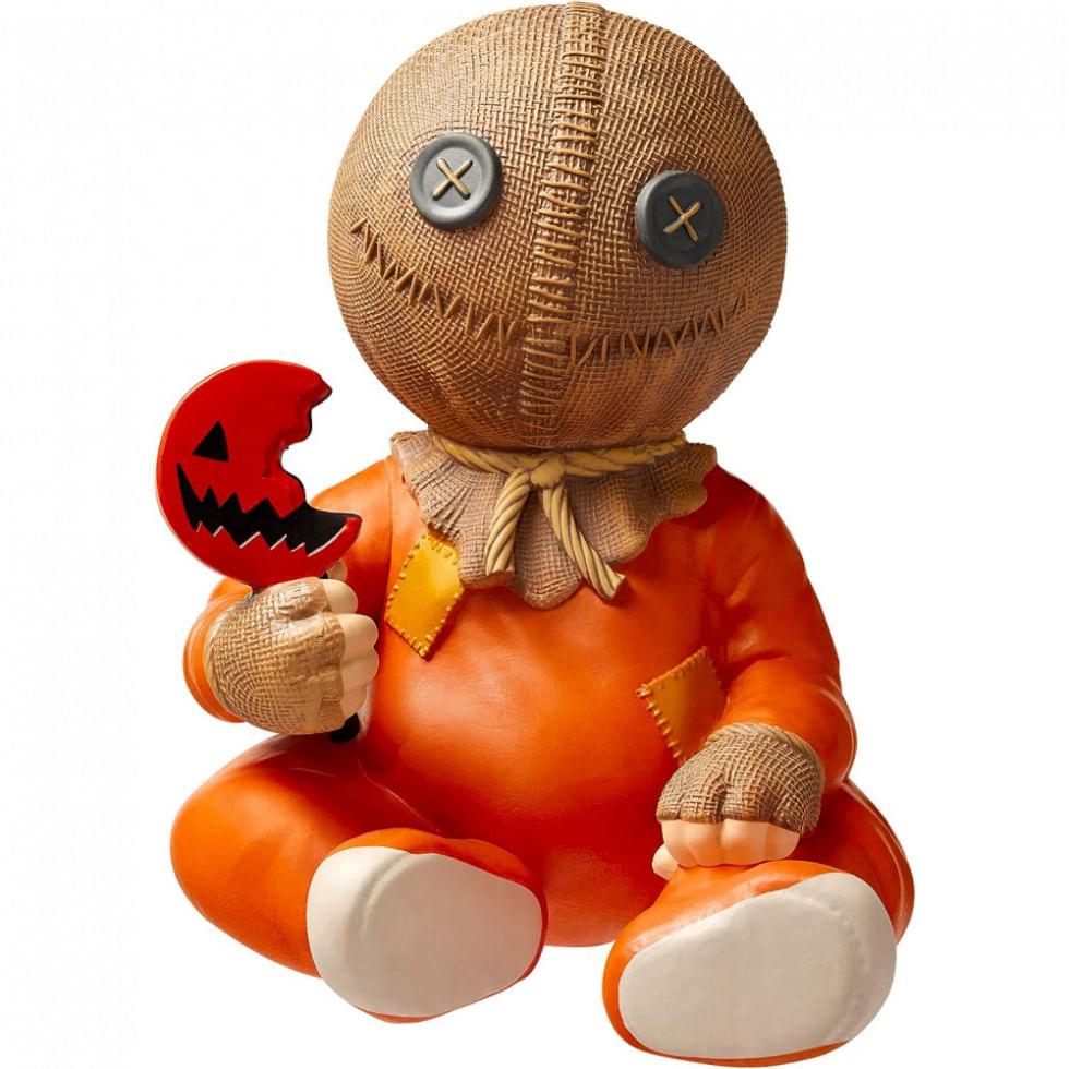 Boneco Sam Horror Com Suporte Estático Para Decoração Interna De Halloween