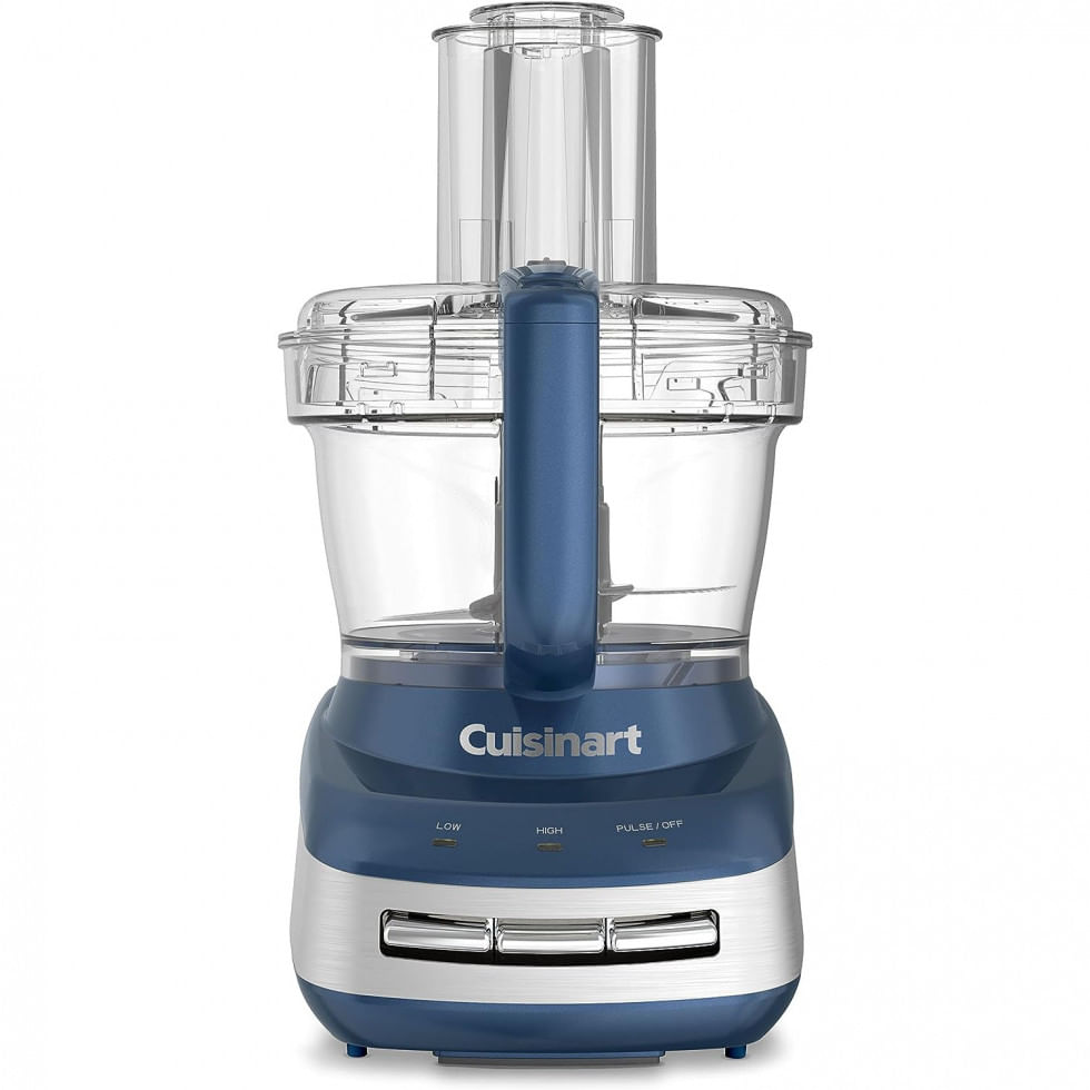 Processador De Alimentos Multifuncional 2.4l, 950w, 110v, Cuisinart Fp 110mb, Azul