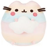 Pelucia Pusheen Rainbow Para Criancas Maiores De 8 Anos, Gund 6061522, Branco