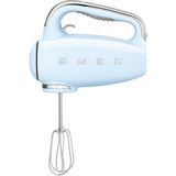 Batedeira De Mao Com 9 Velocidades E Acessorios De Aco Inox, 220w, 110v, Smeg Hmf01, Azul