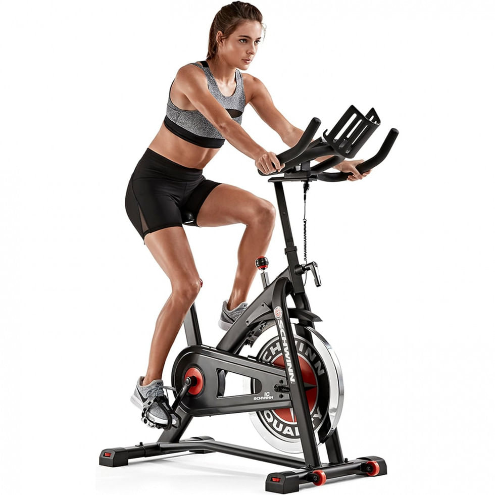 Bicicleta Ergometrica Com Assento Ajustavel E Suporte Para Garrafa, Schwinn Fitness 100718, Preto