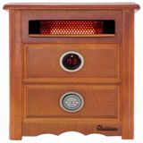 Aquecedor Eletrico Portatil Com Tela Led E Controle Remoto, 1500w 110v, Dr Infrared Heater Dr999, Marrom