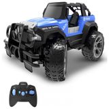 Carrinho De Controle Remoto 80 Min De Ação Com Modo Off Road Automático, Deerc De42, Azul