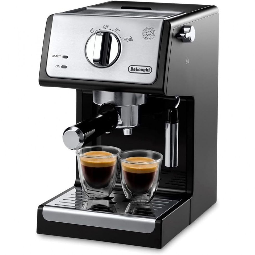 Cafeteira Eletrica A Expresso Reservatorio 1l 15 Bar De Pressao, 110v, Delonghi A 3220 Rmb, Preto