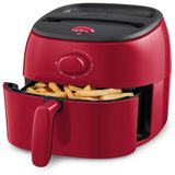 Fritadeira Eletrica Airfryer 2.6l Com Frigideira Antiaderente E Desligamento Automatico, 1000w, 110v, Dash Dcaf200gbrd02, Vermelho