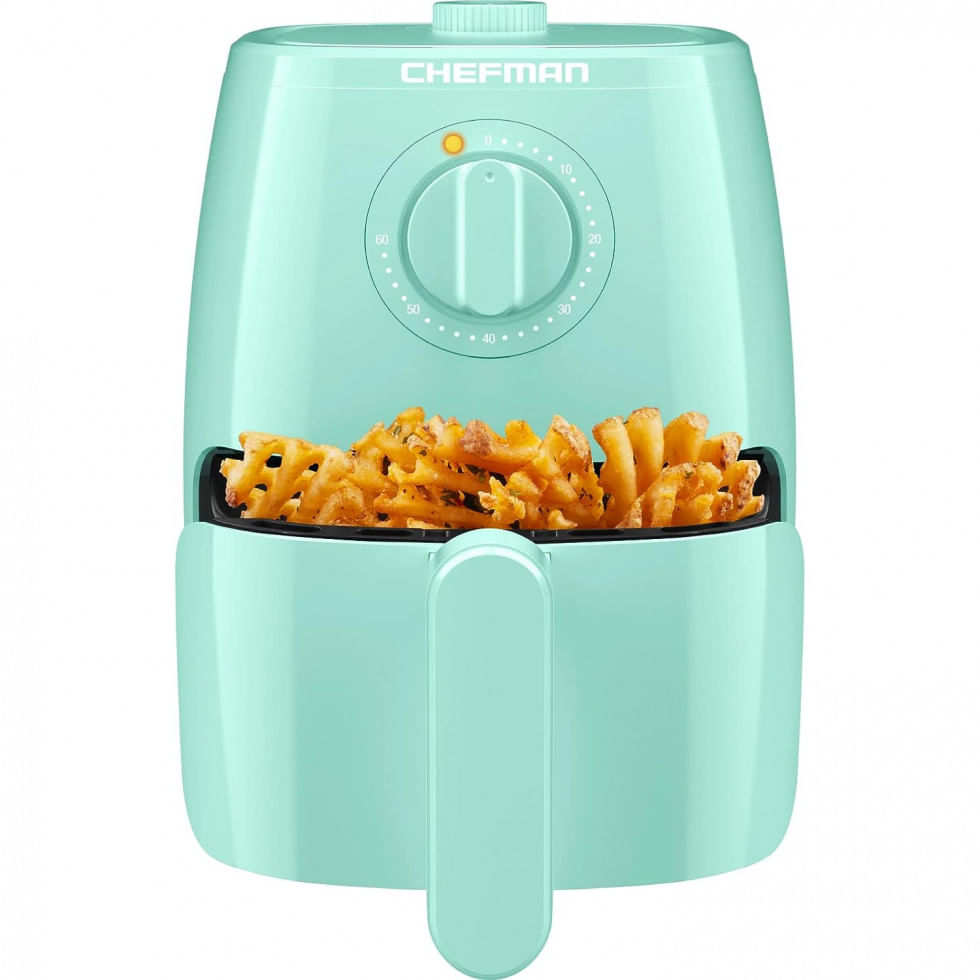 Fritadeira Eletrica Airfryer 2l Com Temperatura Ajustavel, Limao, Limao, 110v, Chefman Rj38 2lm V3 Mint, Verde Limao