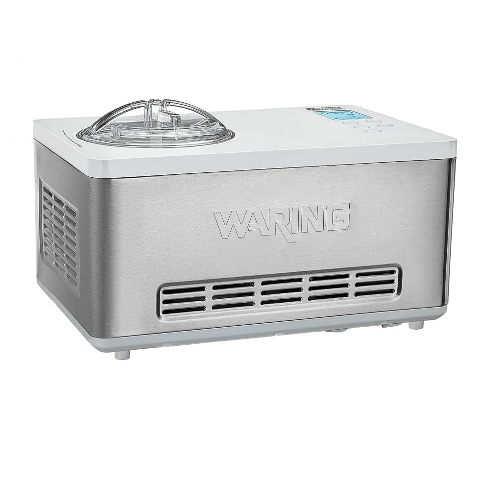 Maquina De Sorvete Automatica 2l De Capacidade, 180w, 110v, Waring Wcic20, Prateado