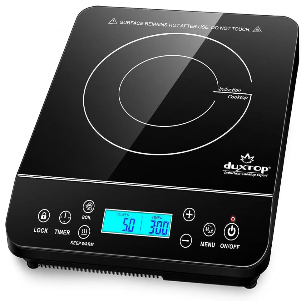 Cooktop De Inducao Portatil Com Controle Digital E Desligamento Automatico 1800w, 110v, Duxtop Bt 200dz, Preto