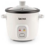 Panela De Arroz Eletrica Ate 4 Xicaras Nao Cozidas, 110v 250w, Aroma Housewares, Branca