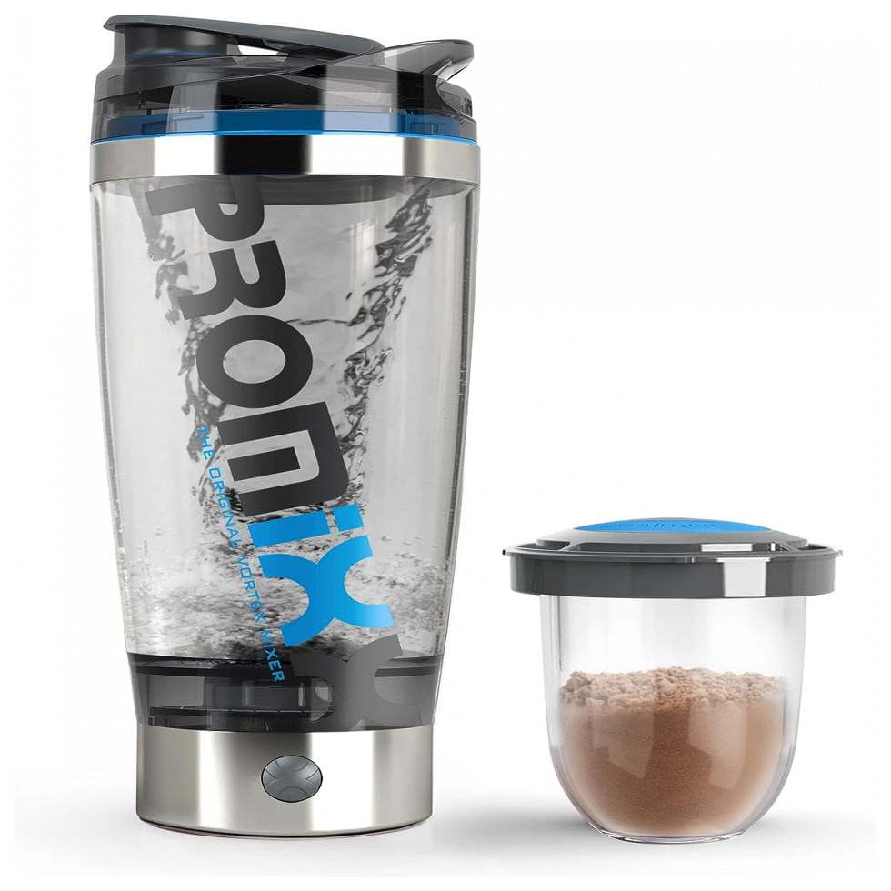 Mini Liquidificador Portatil 590ml Em Aco Inoxidavel, R, R, 110v, Promixx Ix R, Cinza