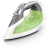 Ferro De Passar A Vapor Com Base Antiaderente E Desligamento Automatico, 110v, Black Decker Icr06x, Verde