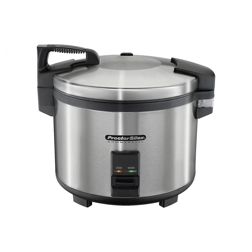 Panela De Arroz Eletrica 14l Multifuncional Com Desligamento Automatico, 1550w, 110v, Hamilton Beach 37560r, Prateado