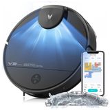 Aspirador De Po Robo V Com Conexao Via App, Wi Fi, Auto Carregamento E Mapeamento Multinivel, 110v, Viomi V Rvclm27b, Preto