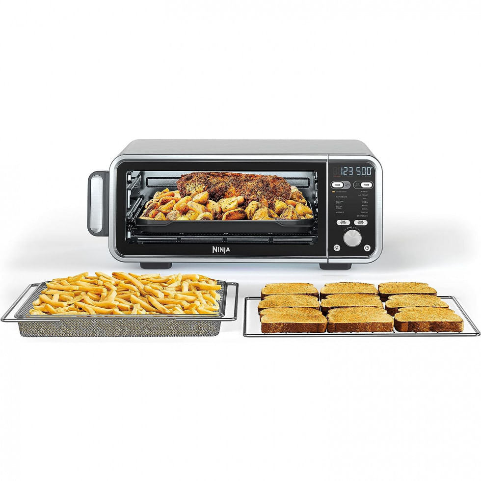 Forno Eletrico De Bancada Com 13 Funcoes E Controle Digital, 1800w, 110v, Ninja Sp301, Cinza